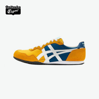 亚瑟士Onitsuka Tiger鬼塚虎官方潮休闲鞋SERRANO 1183B389男女慢跑鞋 黄色 44