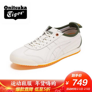 亚瑟士Onitsuka Tiger鬼冢虎2020中性MEXICO 66 SD休闲鞋1183A872 白色/绿色 42.5