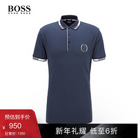 HUGO BOSS雨果博斯POLO衫男2020款公开赛胶囊系列Polo衫 410-藏青色 XL