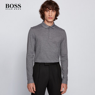 HUGO BOSS POLO衫男2020款秋季舒适棉质长袖POLO衫