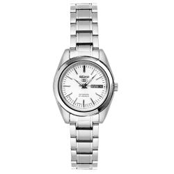 SEIKO 精工5号双日历机械女士手表 送礼