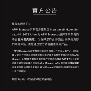 APM Monaco爱之锁链金色细项链女潮 环环相扣锁骨项圈送女友颈带 银白色 AC5512OXY