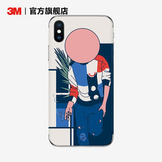 3M 手机贴纸贴膜苹果防刮蹭膜创意背膜 工作室里的诗人_danilenko_jr iPhone Xs Max