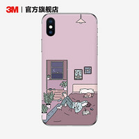 3M 原创手机贴纸苹果创意背膜 Cat and Boy_Koke iPhone 11