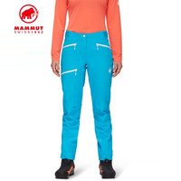 MAMMUT 猛犸象 Eisfeld女士弹性耐磨透气舒适攀岩软壳裤 天空蓝色 34
