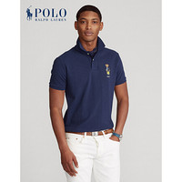 Ralph Lauren/拉夫劳伦男装 2021年春季定制修身版型Polo小熊Polo衫13167 410-海军蓝 S