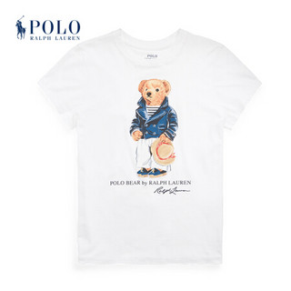 Ralph Lauren/拉夫劳伦女装 2021年春季海员Polo小熊棉质T恤22022 100-白色 M