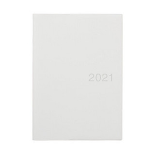 无印良品 MUJI 优质纸月周记笔记本/2020年12月开始 灰白色 128mm×182mm