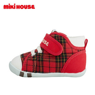 MIKIHOUSE2020新款男女童休闲鞋防滑学步鞋13-9301-458/13-9302-451 红色（一段） 12.5CM