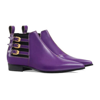 GUCCI 古驰 女士裸靴 603672 DS8I0 紫色 36.5