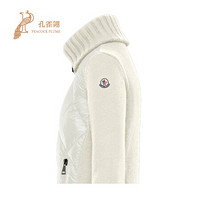 孔雀翎Moncler/蒙口2020新款女士时尚经典CARDIGAN IMBOTTITO高领开衫 绿色 S