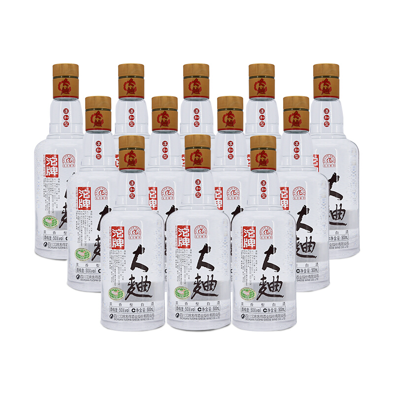 沱牌舍得沱牌大曲淳和型50度500ml12瓶3件