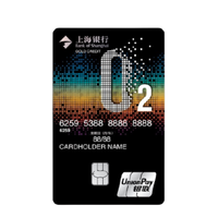 Bank of Shanghai 上海银行 O2主题系列 信用卡金卡 炫酷版