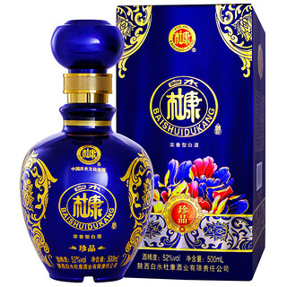 BAISHUIDUKANG 白水杜康 珍品 52%vol 浓香型白酒 500ml*6瓶  整箱装