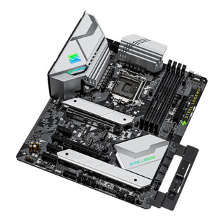 ASRock 华擎 Z590 Steel Legend ATX主板（intel LGA1200、Z590）+英特尔 酷睿i7-10700KF CPU套装