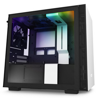 恩杰 NZXT H210i 白色 mini-ITX机箱（一键开启钢化玻璃侧板/前置USB-C/控制器升级）