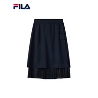 FILA 斐乐官方女子半身裙 2021年夏季新款时尚显瘦半身裙 F11W122301F 传奇蓝-NV 165/66A/M
