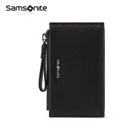 Samsonite/新秀丽男士钥匙包多功能牛皮时尚钥匙扣钱包 TX4*09003 黑色