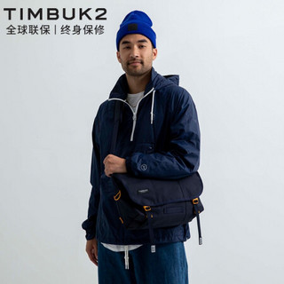 TIMBUK2 天霸 斜挎包防水死飞邮差包男单肩包骑行挎包电脑包信使包女 黄昏蓝/金色 S