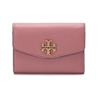 托里·伯奇 TORY BURCH 奢侈品 TB钱包 女士KIRA系列牛皮钱包钱夹暗粉色中号 74882 651