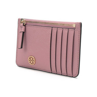 托里·伯奇 TORY BURCH 奢侈品 TB卡包 女士皮革卡包卡夹零钱包暗粉色 79031 651