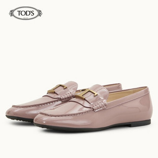 TOD'S 托德斯 2020春夏女士牛皮乐福鞋 XXW20C0CX50OW0 藕粉色 34