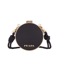 普拉达PRADA 女士黑色手拿包 1TA006-2DM5-F0002