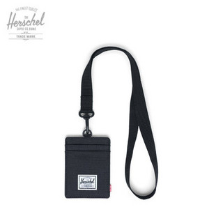 HERSCHEL SUPPLY  Charlie Lanyard 时尚男女可悬挂卡包防盗刷10761 经典黑色