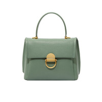 DISSONA 迪桑娜 灵动系列 女士羊皮革手提包 8201012901 粉绿色 小号
