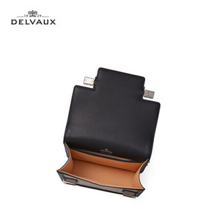 DELVAUX 包包女包斜挎奢侈品新品单肩包迷你Madame系列 新年礼物 黑色