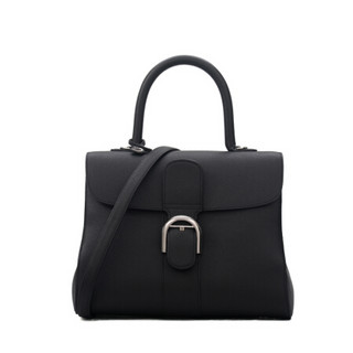 DELVAUX Brillant系列 包包女包斜挎奢侈品新品单肩包中号新年礼物 黑色