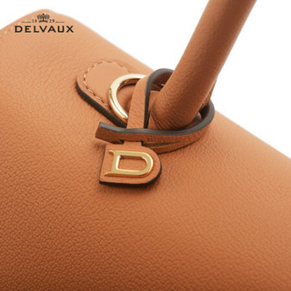 DELVAUX 德尔沃 Brillant系列 包包女包斜挎奢侈品新品单肩包中号新年礼物 焦糖色