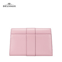 DELVAUX 包包女包奢侈品女士长款钱包卡包卡夹手拿包 经典Brillant 系列新年礼物 胭脂红