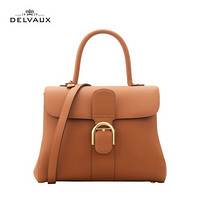 DELVAUX 德尔沃 Brillant系列 包包女包斜挎奢侈品新品单肩包中号新年礼物 焦糖色