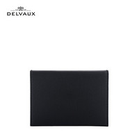 DELVAUX Magritte系列 限量版短款男女卡包卡夹  黑色新年礼物 黑色