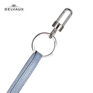 DELVAUX 奢侈品女包单肩斜挎手提包配件包挂钥匙扣星空系列限量版新年礼物 海军蓝