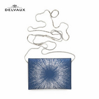 DELVAUX 奢侈品女士链条单肩包钱包卡包20秋冬星空系列 限量版新年礼物 海军蓝