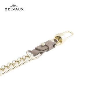 Delvaux 包包链条肩带奢侈品女包单肩斜挎包配件金属链带子新年礼物 大象灰