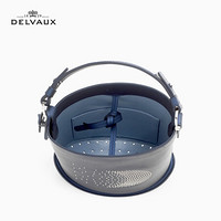Delvaux 包包女包奢侈品新品手提包女迷你手袋 Pin 星空系列限量款新年礼物 海军蓝