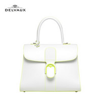 DELVAUX 包包奢侈品女包单肩斜挎手提包中号 20春夏Brillant系列新年礼物 白色