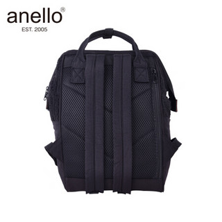 anello 阿耐洛 趣味设计拼接材质双肩离家出走包 AT-B2931 黑色-BK 中号