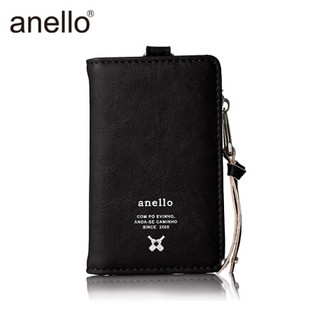 anello日本潮流时尚PU便携收纳包钥匙包零钱包D0693 驼色-CA