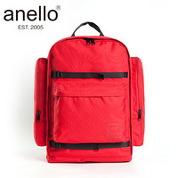 anello日本潮男女双耳包双肩背包C3061 红色-RE