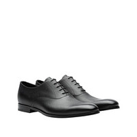 普拉达 PRADA 男士黑色光滑Saffiano 皮革牛津鞋 2EB172_053_F0002_F_X001 5