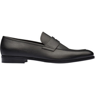 普拉达 PRADA 男士黑色Saffiano 皮革乐福鞋 2DB161_053_F0002_F_X001 9