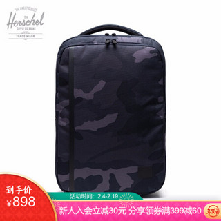 HERSCHEL SUPPLY潮牌经典系列旅行Daypack时尚男女双肩包背包10667 午夜迷彩