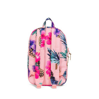 HERSCHEL SUPPLY Settlement 时尚男女双肩包 休闲背包 书包10033 中号粉红色菠萝印花（随机印花）