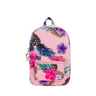 HERSCHEL SUPPLY Settlement 时尚男女双肩包 休闲背包 书包10033 中号粉红色菠萝印花（随机印花）