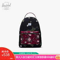 Herschel Nova 中号校园双肩包女学生旅游背包书包10503 中式复古印花