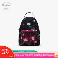 Herschel Nova 小号时尚潮流校园双肩包女小包书包10502 中式复古印花